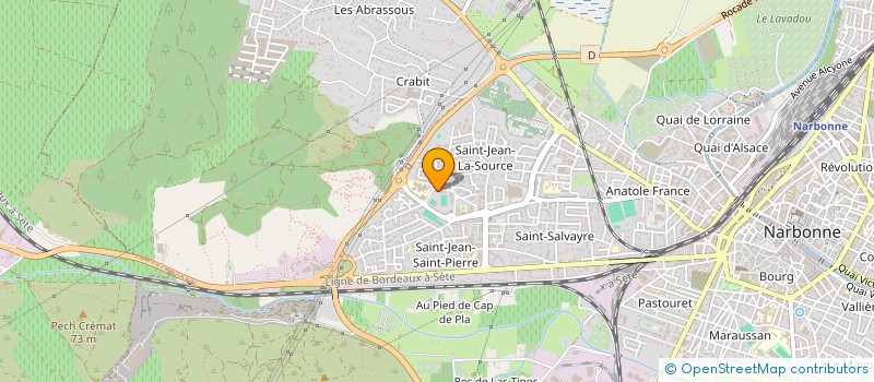 localisation de l'entreprise MONSIEUR CHAIB SAMMOUR  NARBONNE
