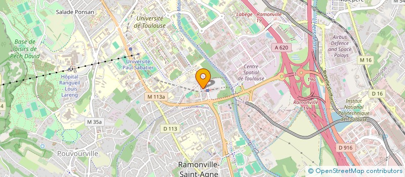 localisation de l'entreprise MONSIEUR CHAIB TEKTEK  RAMONVILLE-SAINT-AGNE