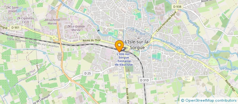 localisation de l'entreprise MONSIEUR CHAID AKARROUCH  L'ISLE-SUR-LA-SORGUE