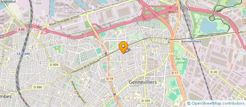 localisation de l'entreprise MONSIEUR CHAIMA ALLAL à GENNEVILLIERS