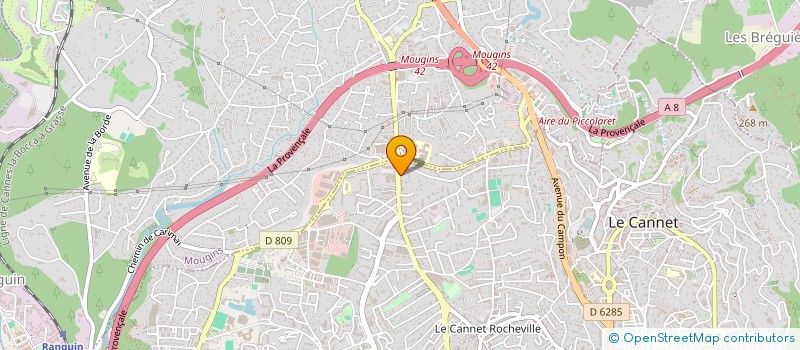 localisation de l'entreprise MONSIEUR CHAIN HARIZ à LE CANNET