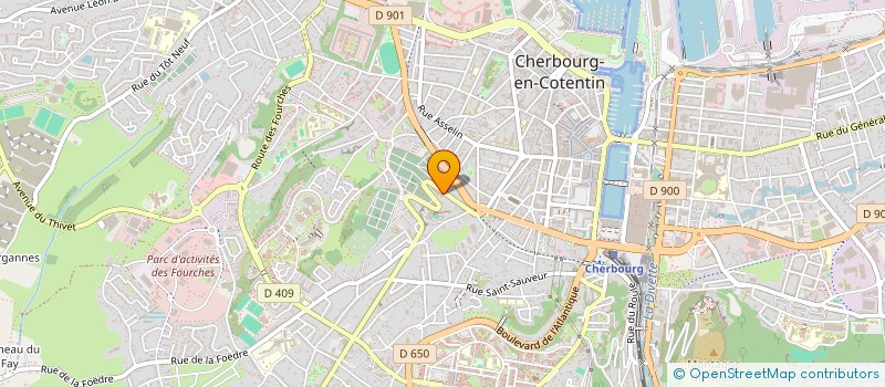 localisation de l'entreprise MONSIEUR CHAKA DIARRA  CHERBOURG-EN-COTENTIN