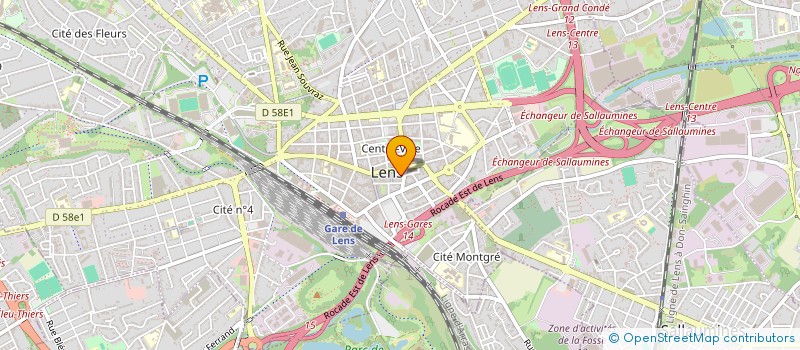 localisation de l'entreprise MONSIEUR CHAKER BRAIKIA  LENS