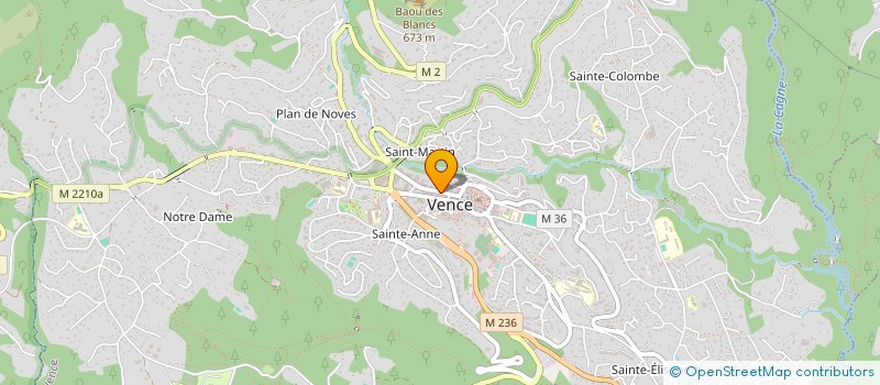 localisation de l'entreprise MONSIEUR CHAKER HAMILA  VENCE