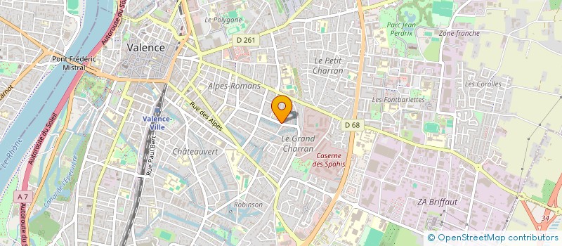 localisation de l'entreprise MONSIEUR CHAKER KAHLAOUI  VALENCE