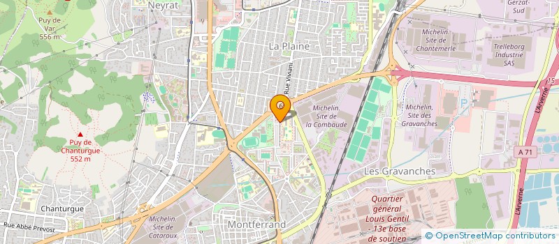 localisation de l'entreprise MONSIEUR CHAKHROUDIN DJABRAILOV  CLERMONT-FERRAND