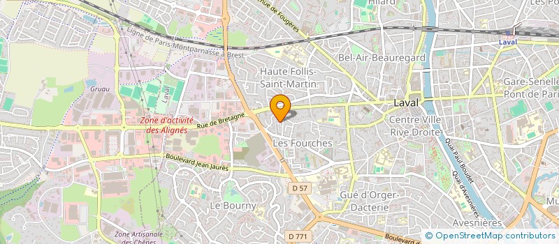 localisation de l'entreprise MONSIEUR CHAKIB AIFFA à LAVAL