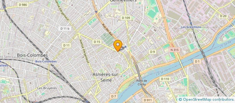 localisation de l'entreprise MONSIEUR CHAKIB ALLALI à ASNIERES-SUR-SEINE