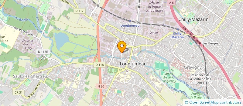 localisation de l'entreprise MONSIEUR CHAKIB ARAISSI à LONGJUMEAU