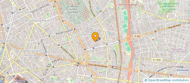 localisation de l'entreprise MONSIEUR CHAKIB CHAHINE  PARIS