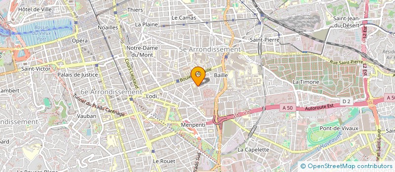 localisation de l'entreprise MONSIEUR CHAKIB GUELLATI à MARSEILLE