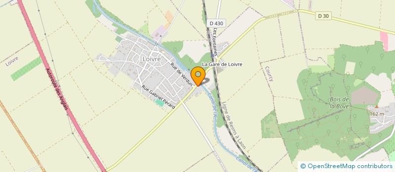 localisation de l'entreprise MONSIEUR CHAKIB GUERROUMI  LOIVRE