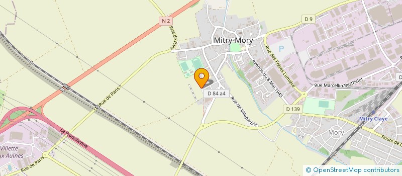 localisation de l'entreprise MONSIEUR CHAKIB HAMMOU  MITRY-MORY