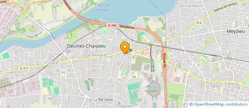 localisation de l'entreprise MONSIEUR CHAKIB KHELLADI  DECINES-CHARPIEU