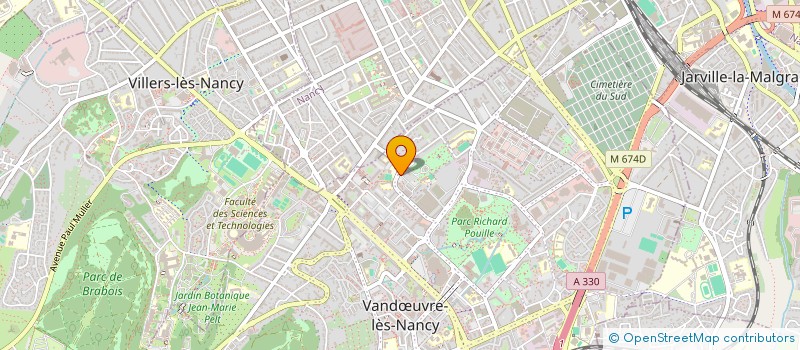 localisation de l'entreprise MONSIEUR CHAKIB SALMI  VANDUVRE-LES-NANCY