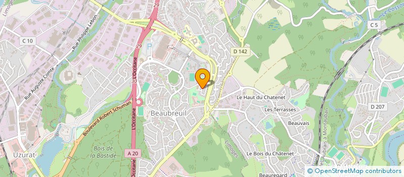 localisation de l'entreprise MONSIEUR CHAKIB TIFFOUR à LIMOGES