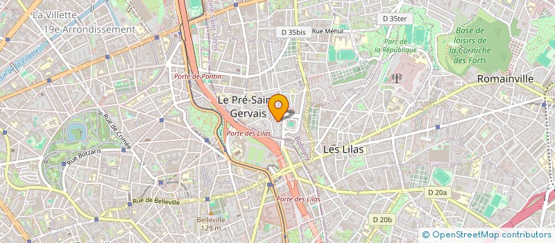 localisation de l'entreprise MONSIEUR CHAKIB ZOUHAIR à LE PRE-SAINT-GERVAIS