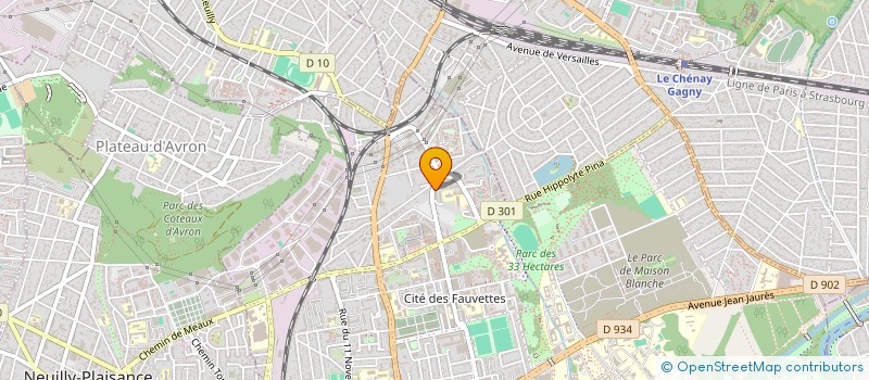 localisation de l'entreprise MONSIEUR CHAKIF REBBOUH à NEUILLY-SUR-MARNE