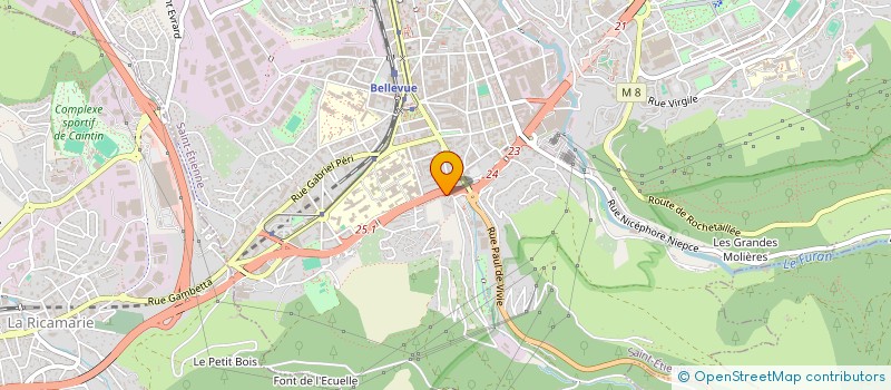 localisation de l'entreprise MONSIEUR CHAKIR AABOUBOU  SAINT-ETIENNE