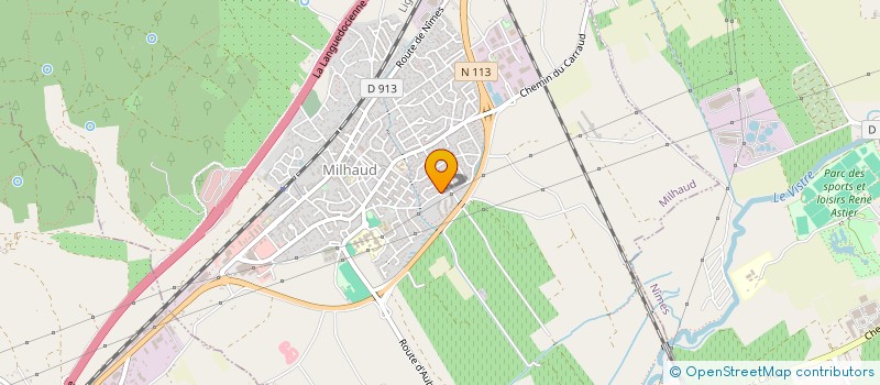 localisation de l'entreprise MONSIEUR CHAKIR ACHBARI  MILHAUD