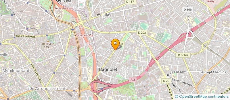 localisation de l'entreprise MONSIEUR CHAKIR AMN BAT à BAGNOLET