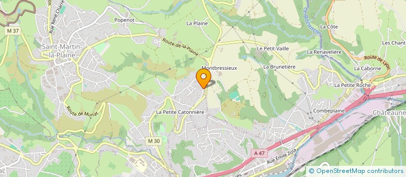 localisation de l'entreprise MONSIEUR CHAKIR AZEROUAL  SAINT-MARTIN-LA-PLAINE