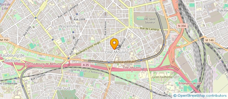 localisation de l'entreprise MONSIEUR CHAKIR BOUCHLAGHEM à LILLE