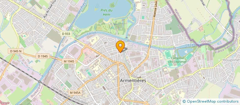 localisation de l'entreprise MONSIEUR CHAKIR LABROUZI  ARMENTIERES