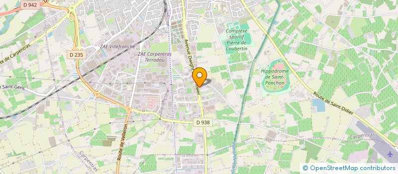 localisation de l'entreprise MONSIEUR CHAKIR MEKKAOUI  CARPENTRAS