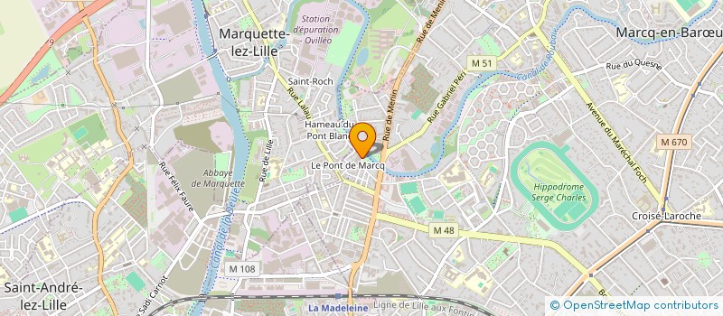 localisation de l'entreprise MONSIEUR CHAKIR TKHISSI à MARCQ-EN-BARŒUL