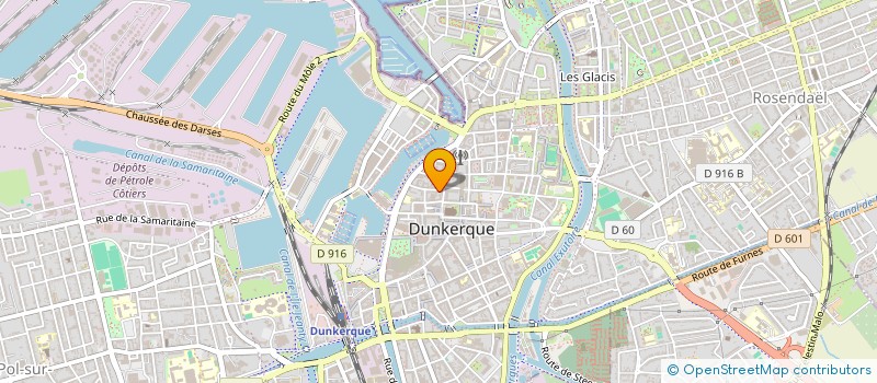 localisation de l'entreprise MONSIEUR CHAKIRA AHMED à DUNKERQUE