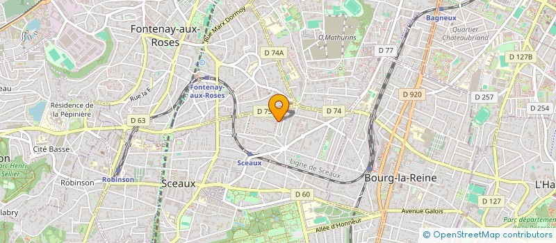localisation de l'entreprise MONSIEUR CHAKIRA MOHAMED à SCEAUX
