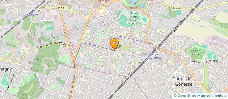 localisation de l'entreprise MONSIEUR CHAKROUN MOHAMED  SARCELLES