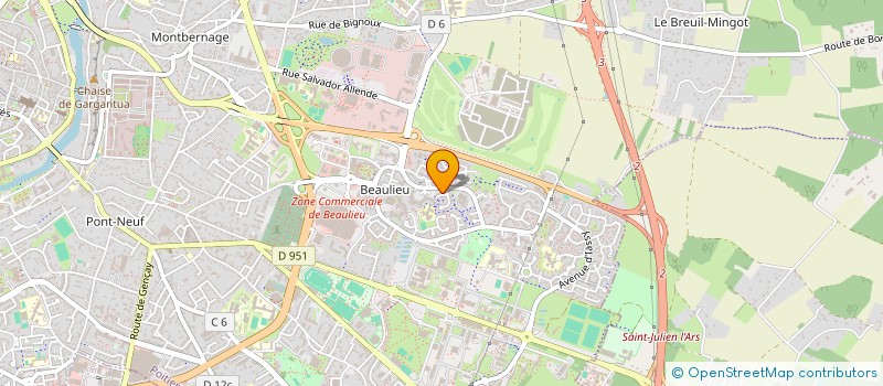 localisation de l'entreprise MONSIEUR CHALAAN BENHAMOU  POITIERS