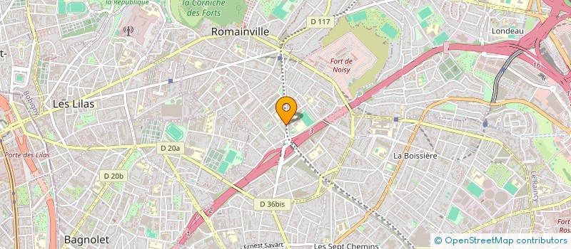 localisation de l'entreprise MONSIEUR CHALOM-DOV-BER SEBAG à ROMAINVILLE