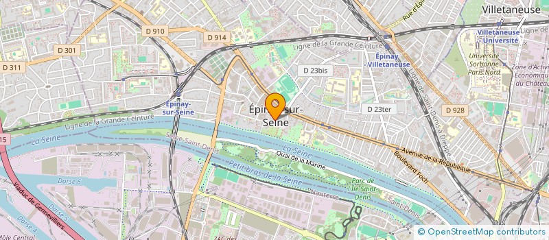 localisation de l'entreprise MONSIEUR CHALOM OZERI à EPINAY-SUR-SEINE