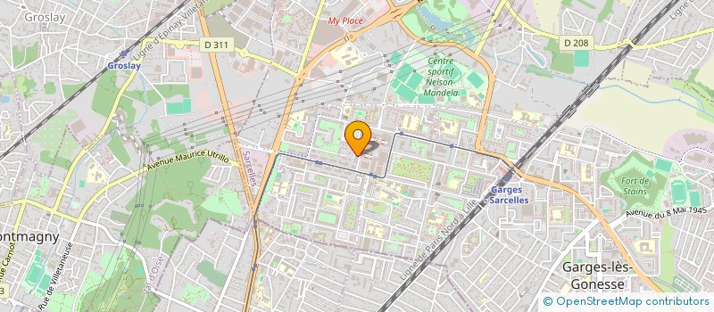 localisation de l'entreprise MONSIEUR CHALOM SADOUN à SARCELLES