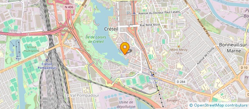 localisation de l'entreprise MONSIEUR CHALONE CHICHE  CRETEIL