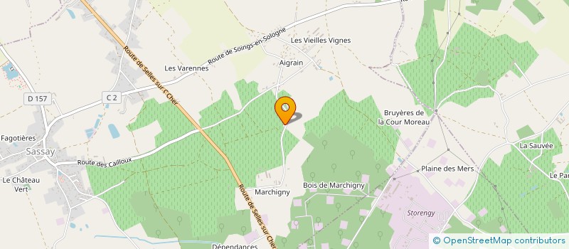 localisation de l'entreprise MONSIEUR CHAM REINHARD  SASSAY