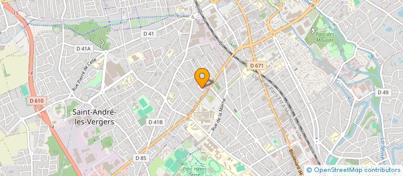 localisation de l'entreprise MONSIEUR CHAMAN SATOUIEV  SAINT-ANDRE-LES-VERGERS