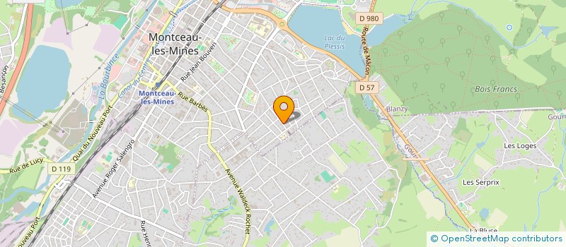 localisation de l'entreprise MONSIEUR CHAMCEDINE BELAZZOUG  MONTCEAU-LES-MINES