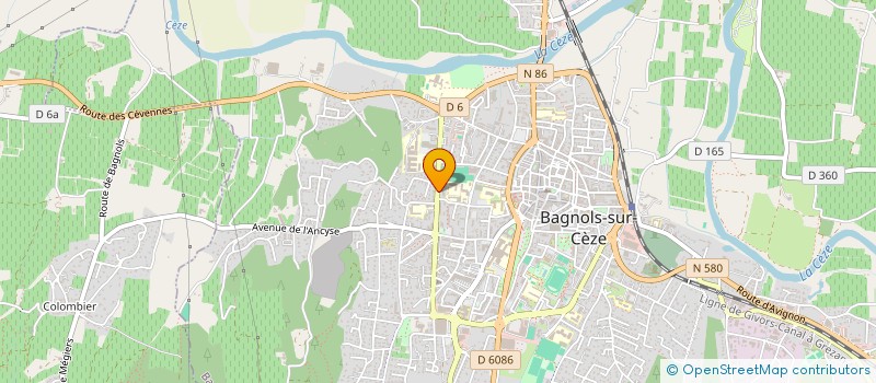 localisation de l'entreprise MONSIEUR CHAMES-EDDINE EL KRARTI  BAGNOLS-SUR-CEZE