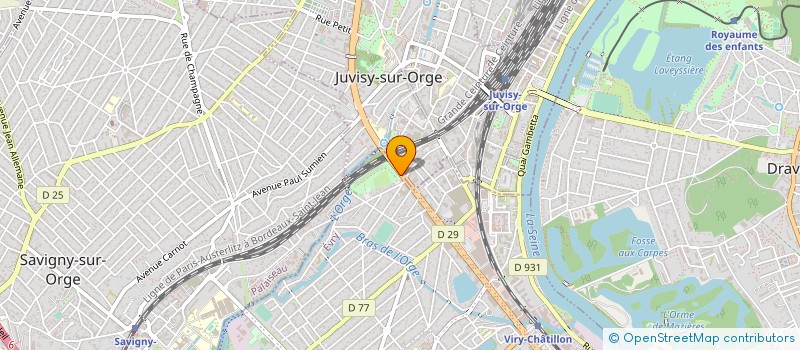 localisation de l'entreprise MONSIEUR CHAMH TRAN à VIRY-CHATILLON