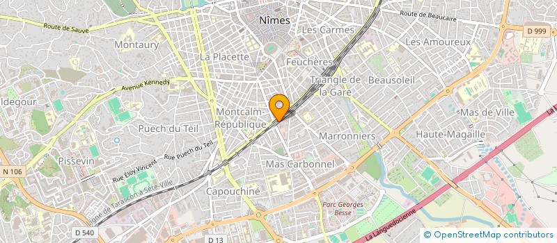 localisation de l'entreprise MONSIEUR CHAMIL KERIMOV  NIMES