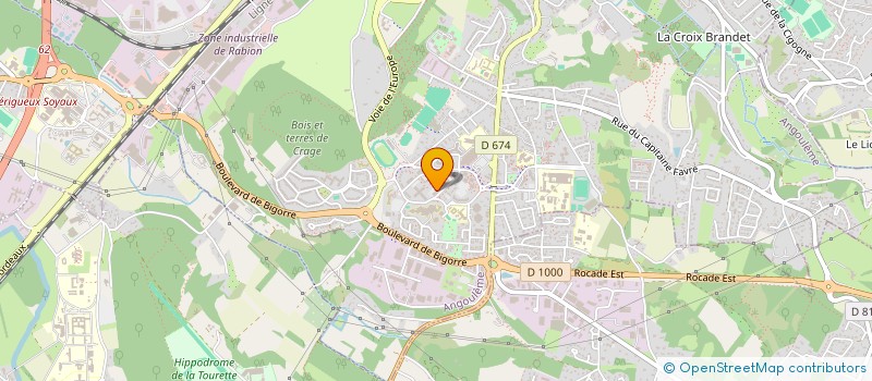 localisation de l'entreprise MONSIEUR CHAMOUINE DANIEL à ANGOULEME