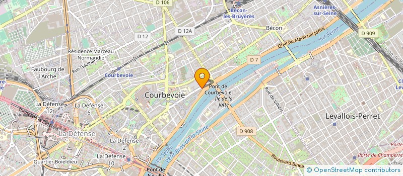 localisation de l'entreprise MONSIEUR CHAMOUN ASMAR à COURBEVOIE