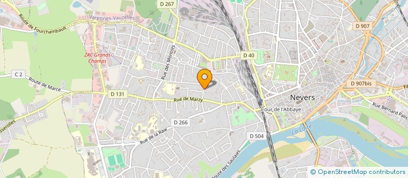 localisation de l'entreprise MONSIEUR CHAMOUSDINE DAROUSSI à NEVERS