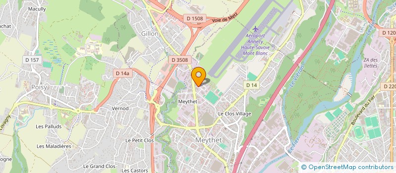 localisation de l'entreprise MONSIEUR CHAMS-EDDINE HASSINE à ANNECY