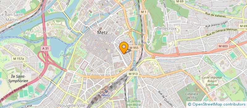 localisation de l'entreprise MONSIEUR CHAMSDINE KOUDRI  METZ