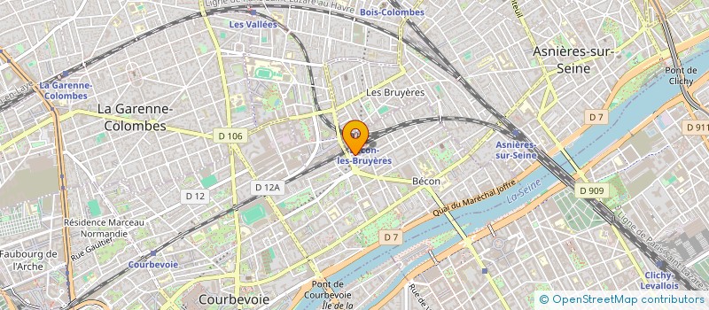 localisation de l'entreprise MONSIEUR CHAMSDINE SY à COURBEVOIE